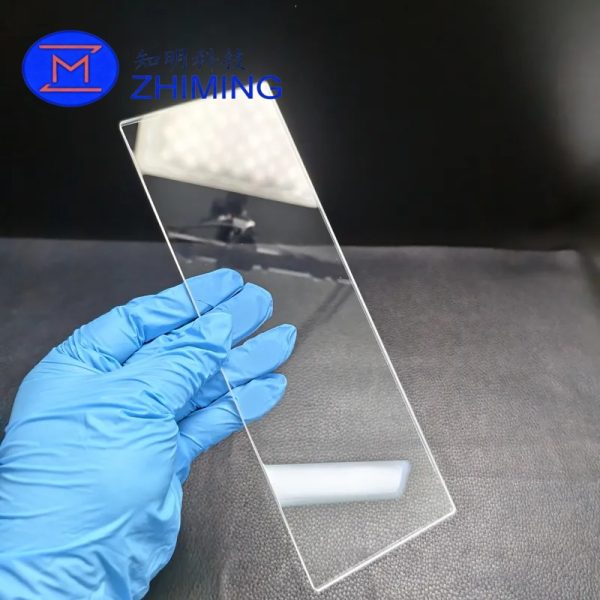 Finestra ottica personalizzata in zaffiro 222×74×4 mm resistente all'usura IR e UV