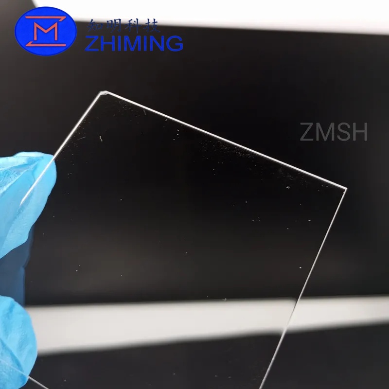 Custom Sapphire Optical Window  Single Crystal Al2O3 99.999% Cut for IR Applications